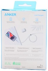 Anker 3ft’ Braided Lightnin to USB-A Charging 3x Faster,￼Cable – White