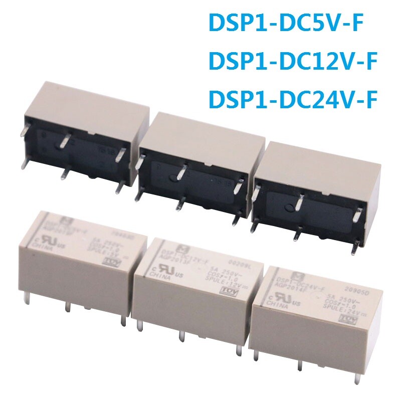 MATSUSHITA DSP1-DC5V-F DSP1-DC12V-F DSP1-DC24V-F Panasonic Relay 5A 6Pins