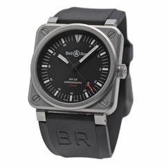 Bell & Ross BR03-92 Horograph BR0392-HOR-BLC/SRB Steel Black Dial Date Watch