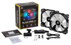 Corsair ML140 PRO 140mm Premium Magnetic Levitation RGB LED PWM Fan with