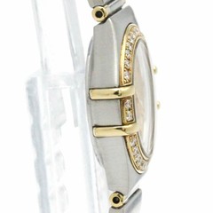 OMEGA Watch Constellation 1367.10 Diamond K18 Gold Stainless Steel Quartz Women