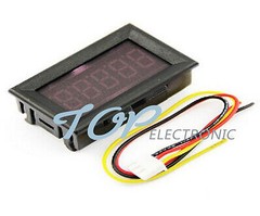 Green 0.36″ LED 5 Digit DC 0-33.000V Digital Voltmeter Voltage Meter Car Panel
