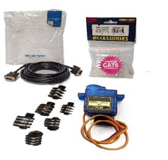 Lot of Computer, Electronics Accessories CR6SD, SVGA E200765 Cable, 3 Micto SG90