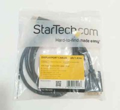StarTech DisplayPort to DVI Cables 6ft /1.83m M/M NEW sealed bag