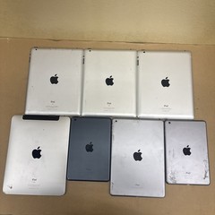 Lot of 7 UNTESTED Random iPad A1337, 2x A1342, A1893, A1395, A1395, A1458