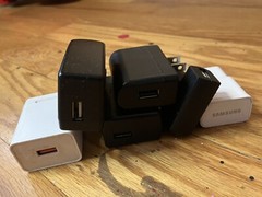 Bag Of Miscellaneous Gadget Cords And Chargers