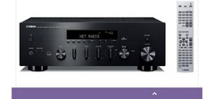 Yamaha R-N500 Stereo Network Receiver Internet/Media Streamer Black Remote