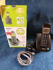 UNIDEN DECT 6.0 Cordless Phone Caller ID Call Waiting 1 Hndset DECT 1363BK BOX