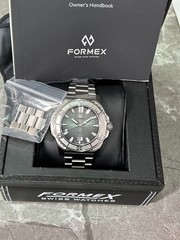 Formex Leaf 42mm 2200.1.6341.100 Automatic Date Round Gray Dial Accessary Auth