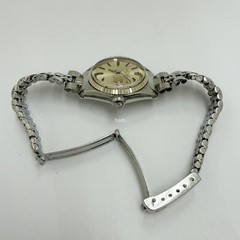 ROLEX 6517/4 Oyster Perpetual Date 1967 Automatic Silver White Gold SS