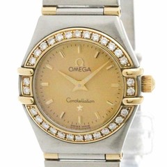 OMEGA Watch Constellation 1367.10 Diamond K18 Gold Stainless Steel Quartz Women