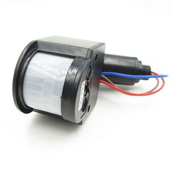 DC 12V 12M Security Infrared PIR Motion Detector Sensor Wall LED Light RF 140°