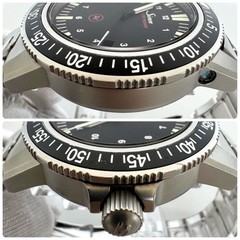 Sinn EZM3 603.4522 Automatic Date Black Men’s Watch Round Dial Box Card Auth