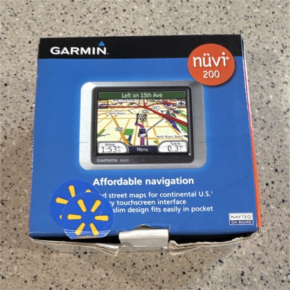 Garmin nüvi 200 3.5″ Touch Screen Automotive GPS Navigator & Manuals