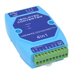 Optically isolated USB to RS485/422/232/TTL industrial lightning protection