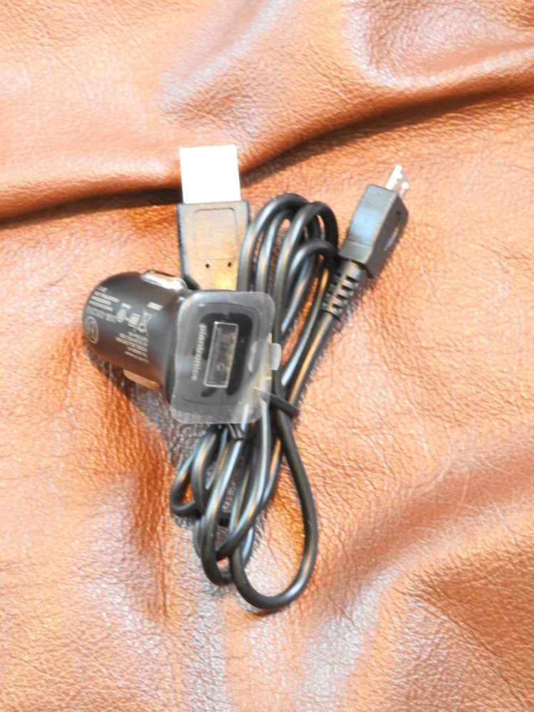 Original Plantronics Fast USB Car Charger 84390-01 SIL-C05100A
