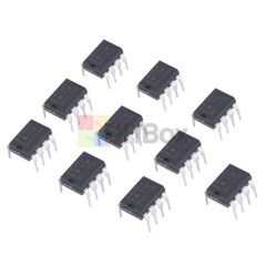 100Pcs NE555P NE555 DIP-8 SINGLE BIPOLAR TIMERS IC 8 Pin NE555P