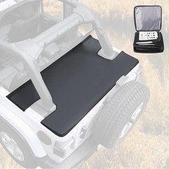 Soft Vinyl Tonneau Cover 4-Door Rear Trunk Sunshade Fits Jeep Wrangler JLU 2018+