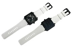 Bell & Ross BR01-92-S-06119 Aviation Black Dial Automatic White Rubber Watch