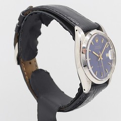 Rolex Watch Oysterdate Precision 6694 Manual Winding Date Blue Men’s Working