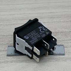 KEDU Electric Rocker Pushbutton Switch for Power Tools 250V 20A 6Pins HY12-9-3