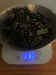 Lot of 3LBS (bowl Is Zeroed Out) IC Chips GOLD SCRAP RECOVERY