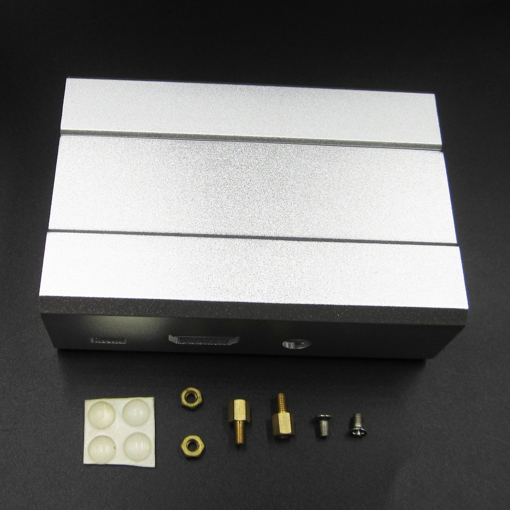 Premium Aluminum Alloy Metal Case for Raspberry Pi 2 Model B and RPi B+ white