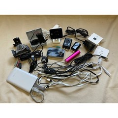 Mixed Electronics Lot Zmodo Security Camera Dash Cam Power Banks Cables Bundle