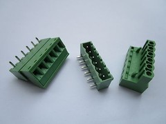 50 pcs 5.08mm Close Angle 6 pin Screw Terminal Block Connector Pluggable Type