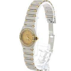 OMEGA Watch Constellation 1367.10 Diamond K18 Gold Stainless Steel Quartz Women