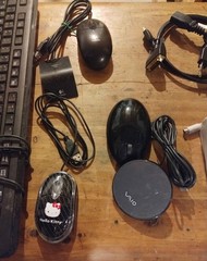 PC Accessory LOT KEYBOARDS, MOUSE, TRACK PAD, CABLES, CORDS, ADAPTERS