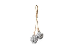 DECO «CONE» Round Silver (2 pcs) (HBC-159)