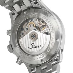 SINN Watch 358.SA.FLIEGER Skeleton Back Black Dial Sapphire Crystal Men’s w/Box