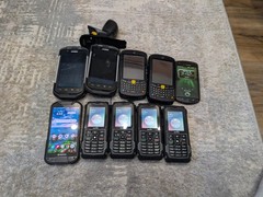 Lot Of 10 Mobile Device |4 Sonim XP5|2 Motorola MC55A0|2 Symbol TC700H|2 Kyocera