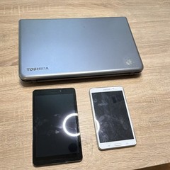 Toshiba Laptop + Samsung Tablet + AT&T Tablet Consumer Electronics Mixed Lot