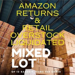 $350 VALUE AMAZON OVERSTOCK ~HUGE BOX General Merchandise Liquidations/ 25-30pcs