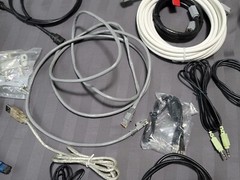 Wholesale Lot 30 Various USB Cords, Cables, Adapters, Ethernet And Similar Items