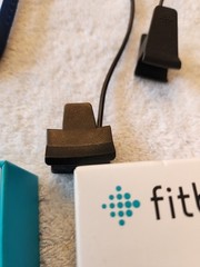 Lot Of 2 Fitbit Watches + Bands + Charging Cables + Boxes Need New Battery