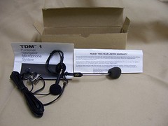 TDM1 Peavey Personal Navigator Microphone System Headset Transducer speech rec.