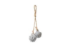 DECO «CONE» Round Silver (2 pcs) (HBC-159)