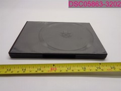 QTY=340; Black DVD Cases, Some Single, Some Double, Mix Lot. Empty.