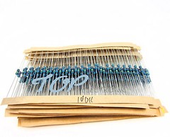 1/4w Resistance 1% Metal Film Resistor Bag 20 kinds Each 20 Total 400pcs top