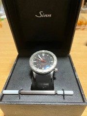 Sinn Watch U2 German Army Analog Black Dial Stainless Steel w/Box, Warranty
