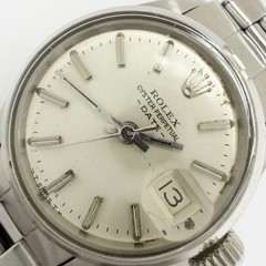 ROLEX 6516 Oyster Perpetual Date 1968 Automatic Silver SS