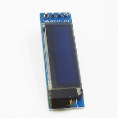 0.91» 128×32 IIC I2C Blue OLED LCD Display DIY Module DC3.3V 5V For PIC Arduino