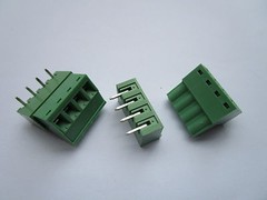 120 pcs 5.08mm Close Angle 4 pin Screw Terminal Block Connector Pluggable Type
