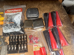 cb ham radio Raychem rca Transistor resistor Connectors Parts mix Huge Lot