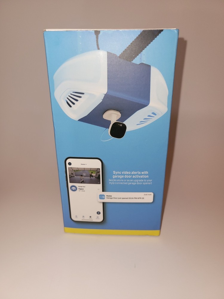 MY Q SMART GARAGE CAMERA WITH NIGHT VISION, FULL HD 1080P AND MOTION DETECTION.