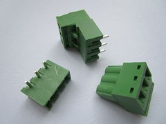 10 pcs Close Angle 3pin 5.08mm Screw Terminal Block Connector Pluggbale Type New