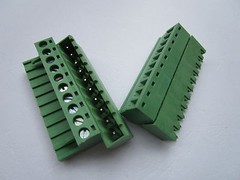 50 pcs Close Straight 10pin 5.08mm Screw Terminal Block Connector Plugbale Type